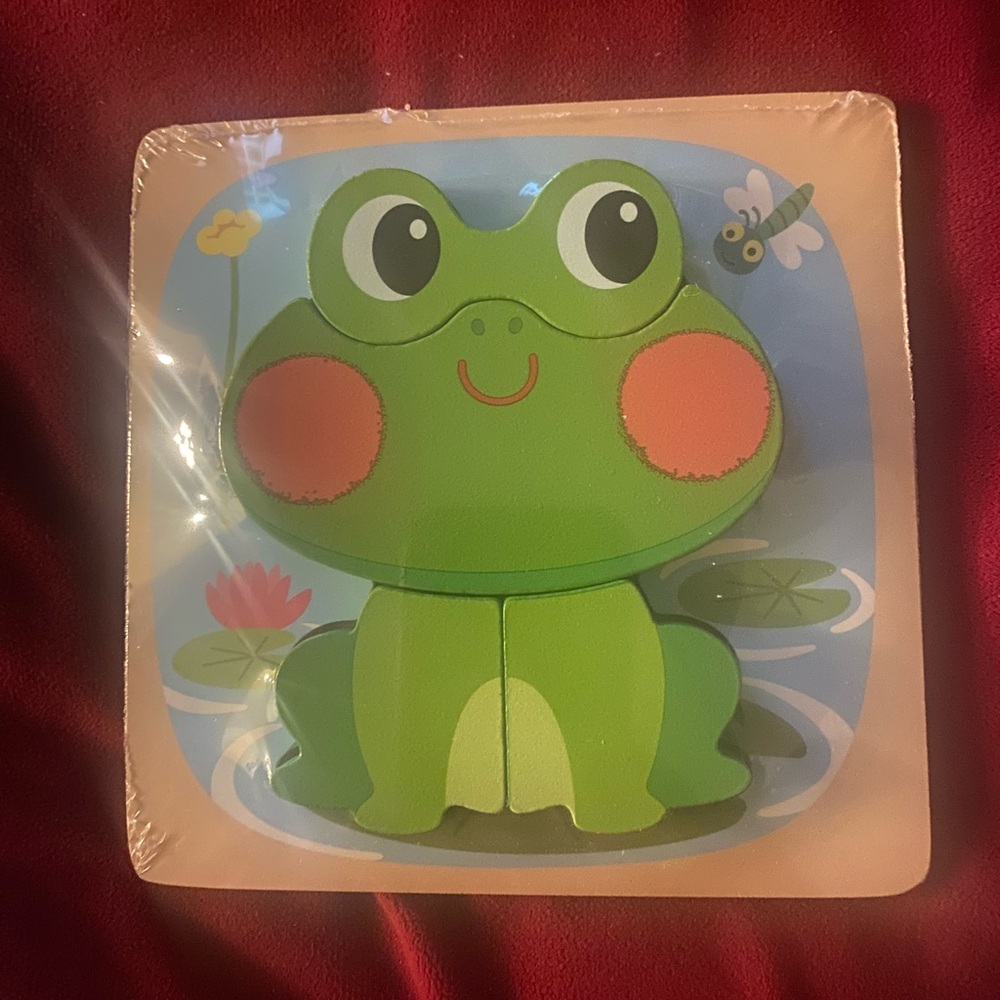 Puzzles-Wooden-Animals-6 total-wrapped - Picture 2 of 7